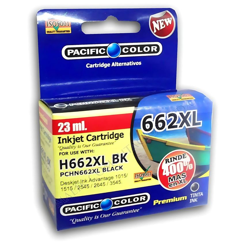 Tinta 662xl Negro Compatible con 1015 / 1515 / 2645 / 3545