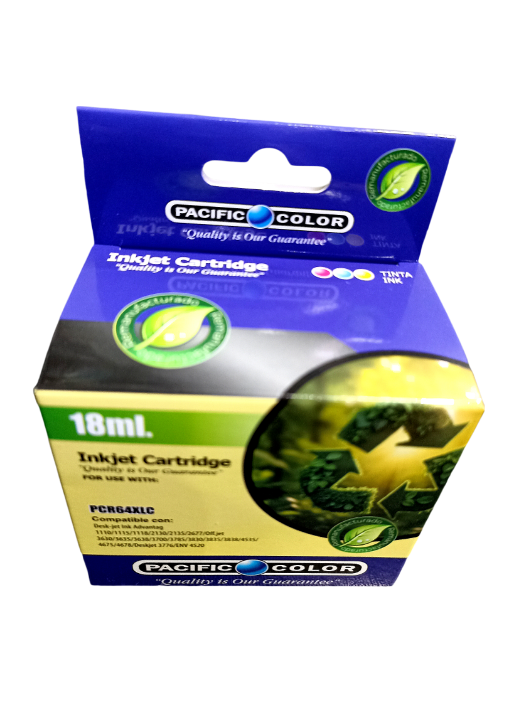 Tinta Hp 664 XL Colors 21ml Alternativa Pacific C.