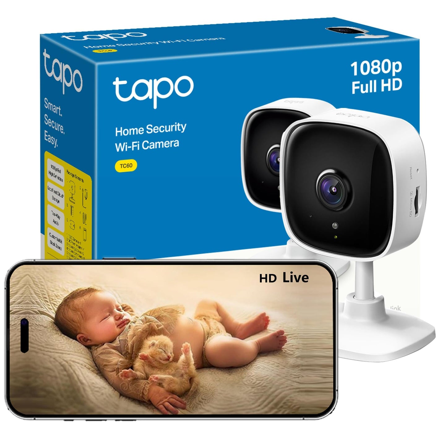 Tapo C60 Cámara Wi-Fi vigilancia inteligente de interior