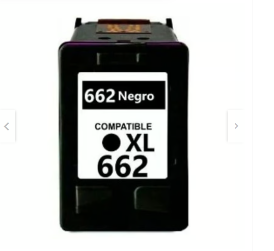 Tinta 662xl Negro Compatible con 1015 / 1515 / 2645 / 3545