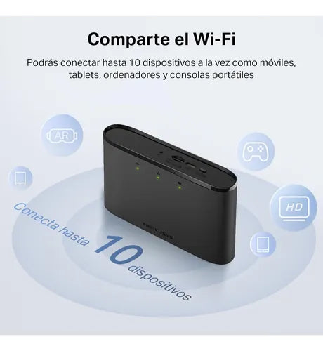 9-Router Bam Portatil Mercusys Sim Liberado 4g Lte MT110