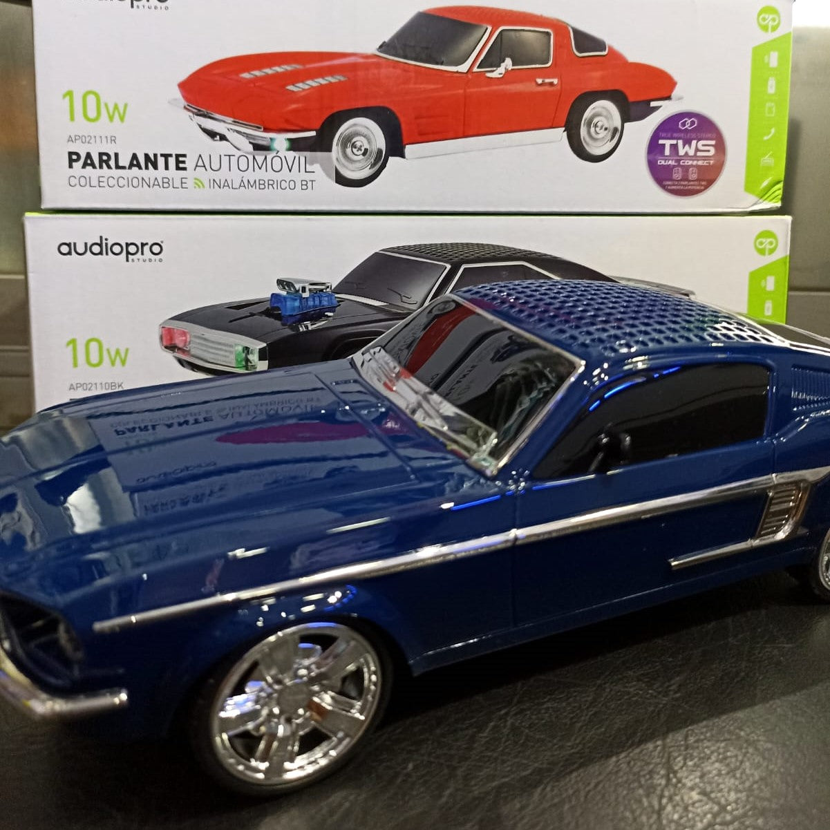 Parlante Automóvil Coleccionable MUSTANG 1967 Audio Pro AP02109