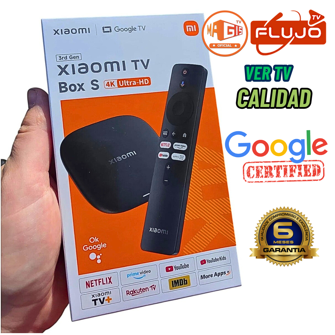 6-Xiaomi Tv Box S 3ra Generación 4K Ultra HD
