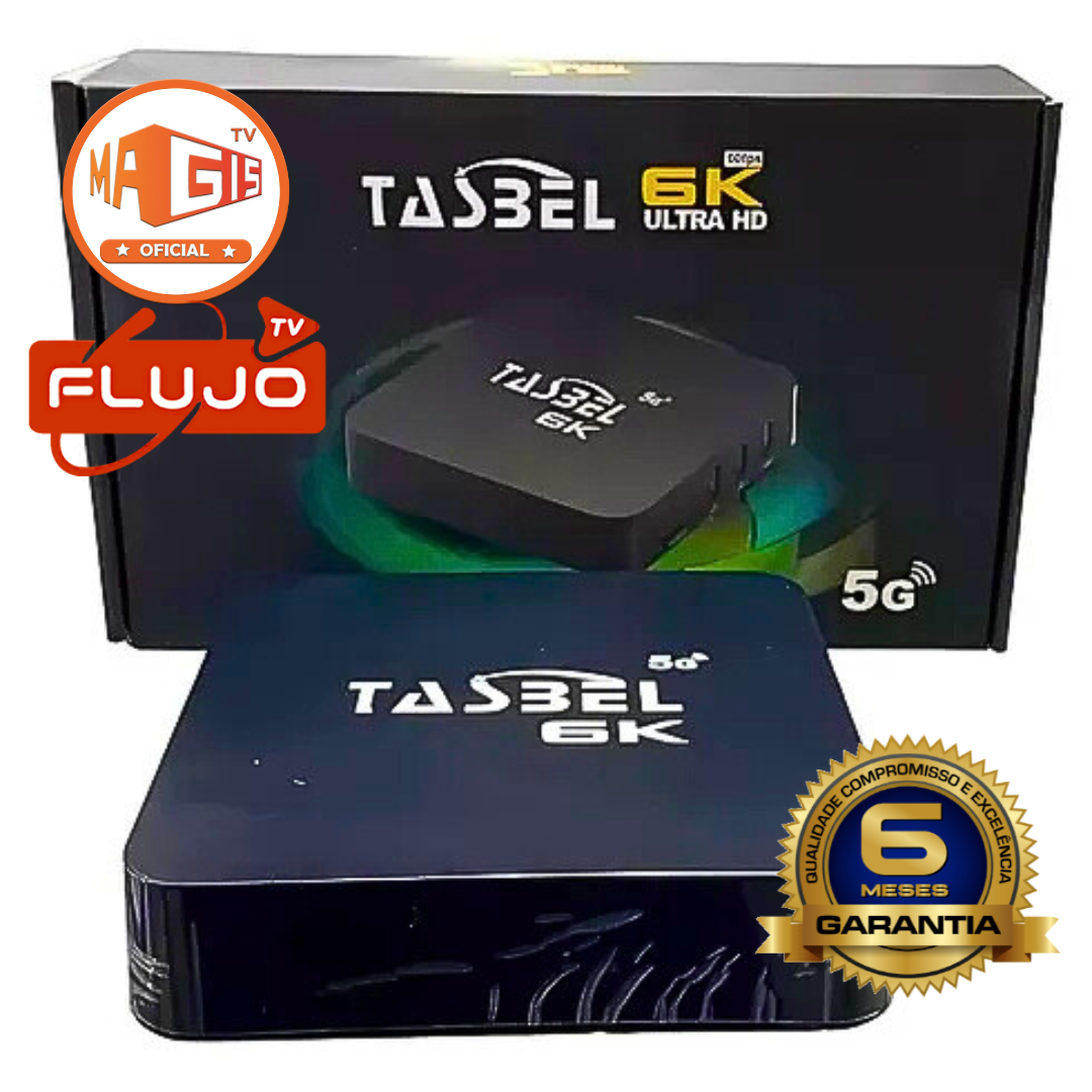 0-TV BOX GENERICO Tasbel 6k Ultra Hd con contol remoto