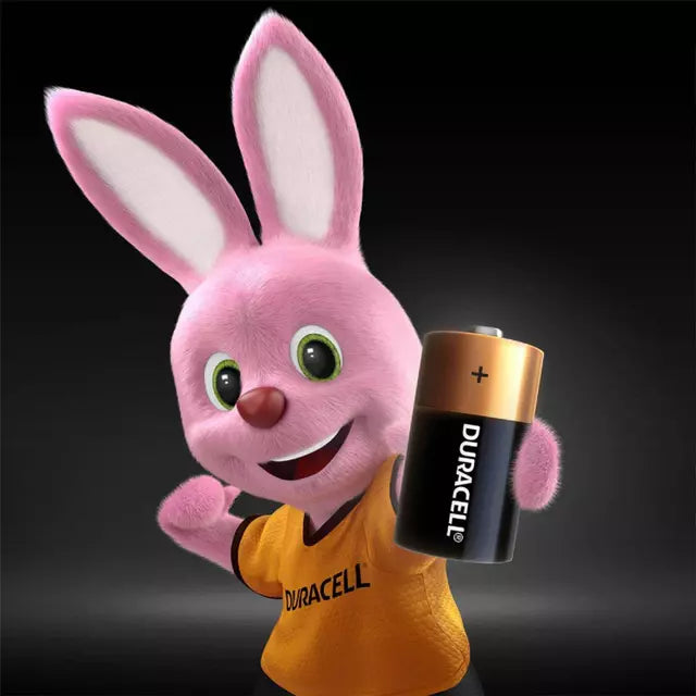 Pila Duracell Tipo C, (2 Pilas, Batería Grande, Dura Más)