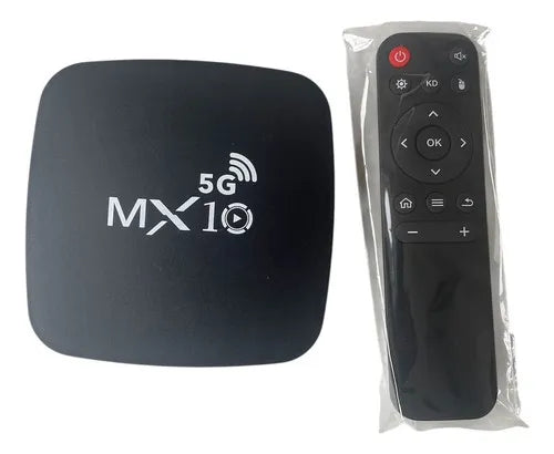 1-TV BOX BX10 Android 14/8gb 4k Ultra Hd Alta Calidad