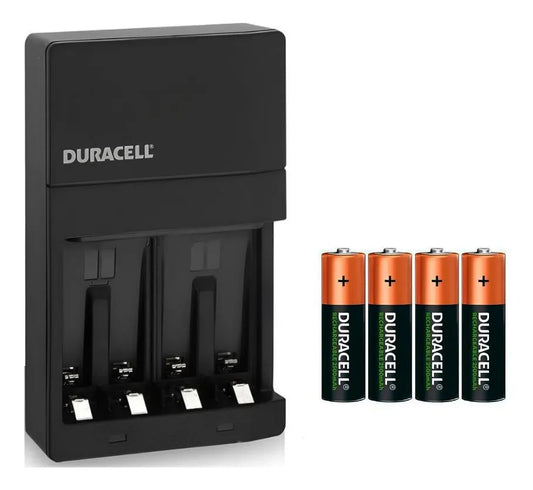 Cargador Pilas Recargables Duracell CEF-7 Aa Aaa C 4' Aa baterías