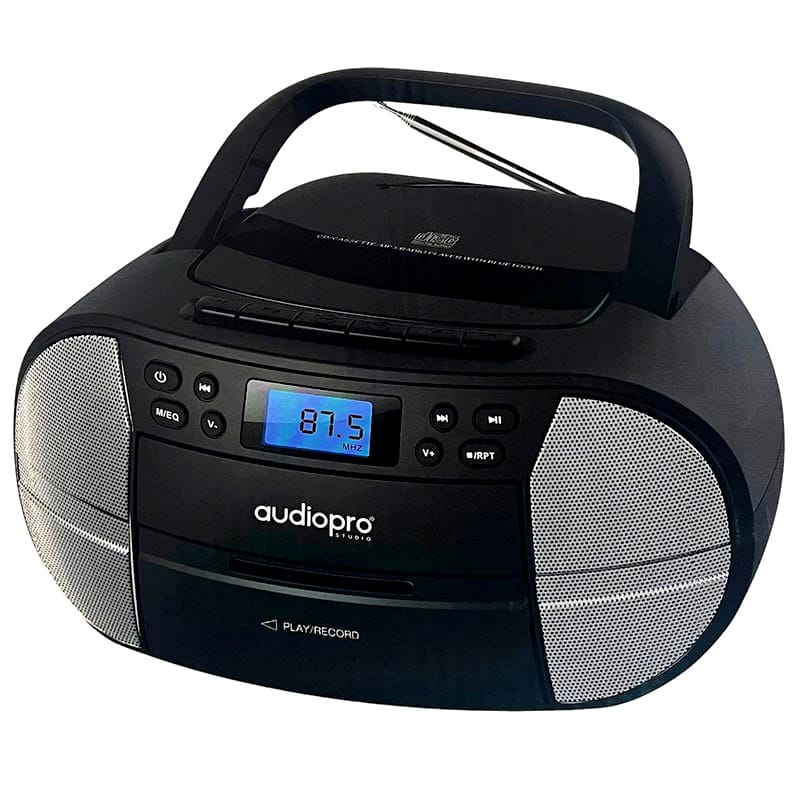 RADIO CON LECTOR DE CD/CASSETE Y BT BOOMBOX APO2096 AUDIOPRO