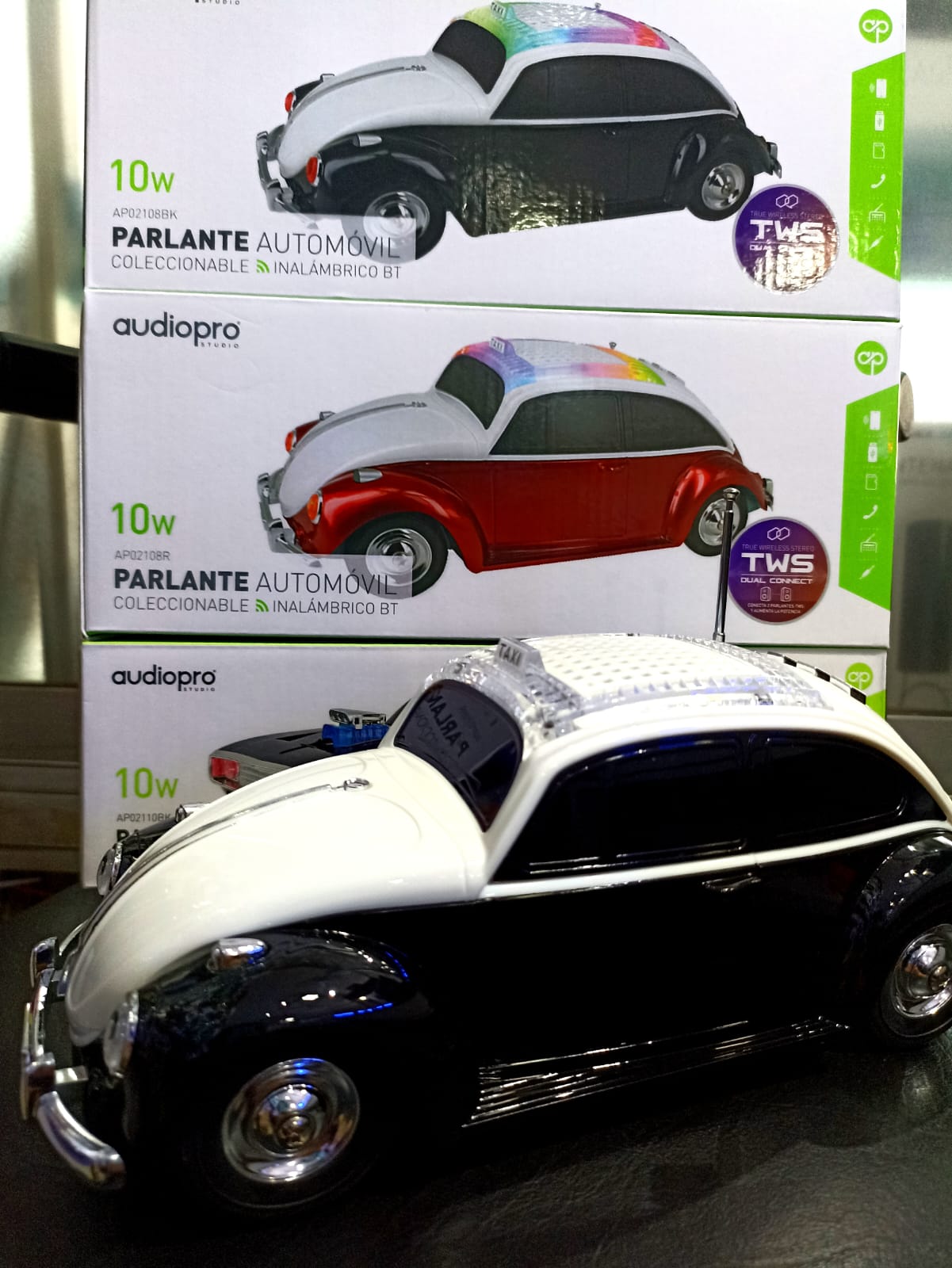 Parlante Automóvil Coleccionable  Escarabajo Audio Pro AP02108