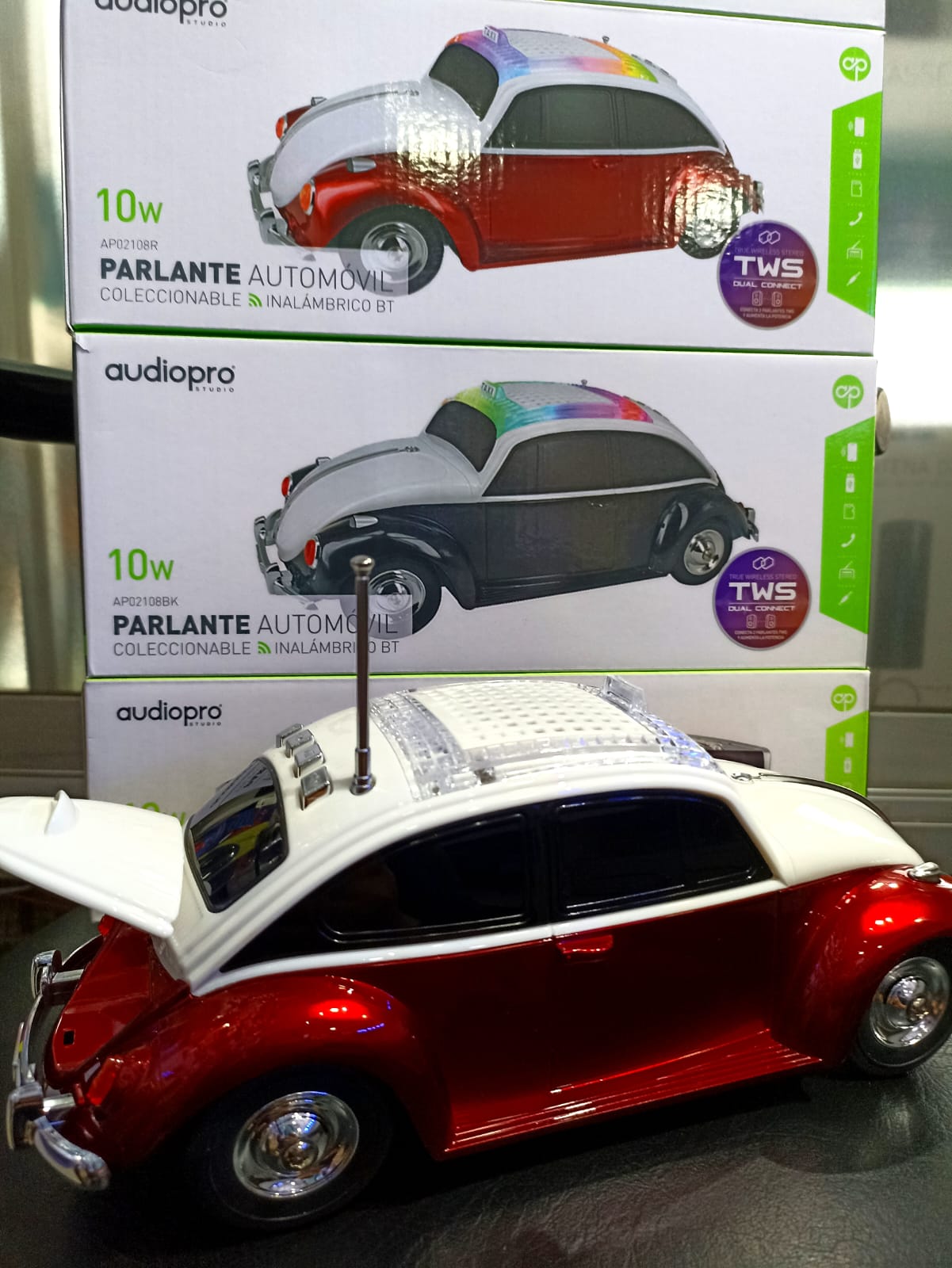 Parlante Automóvil Coleccionable  Escarabajo Audio Pro AP02108