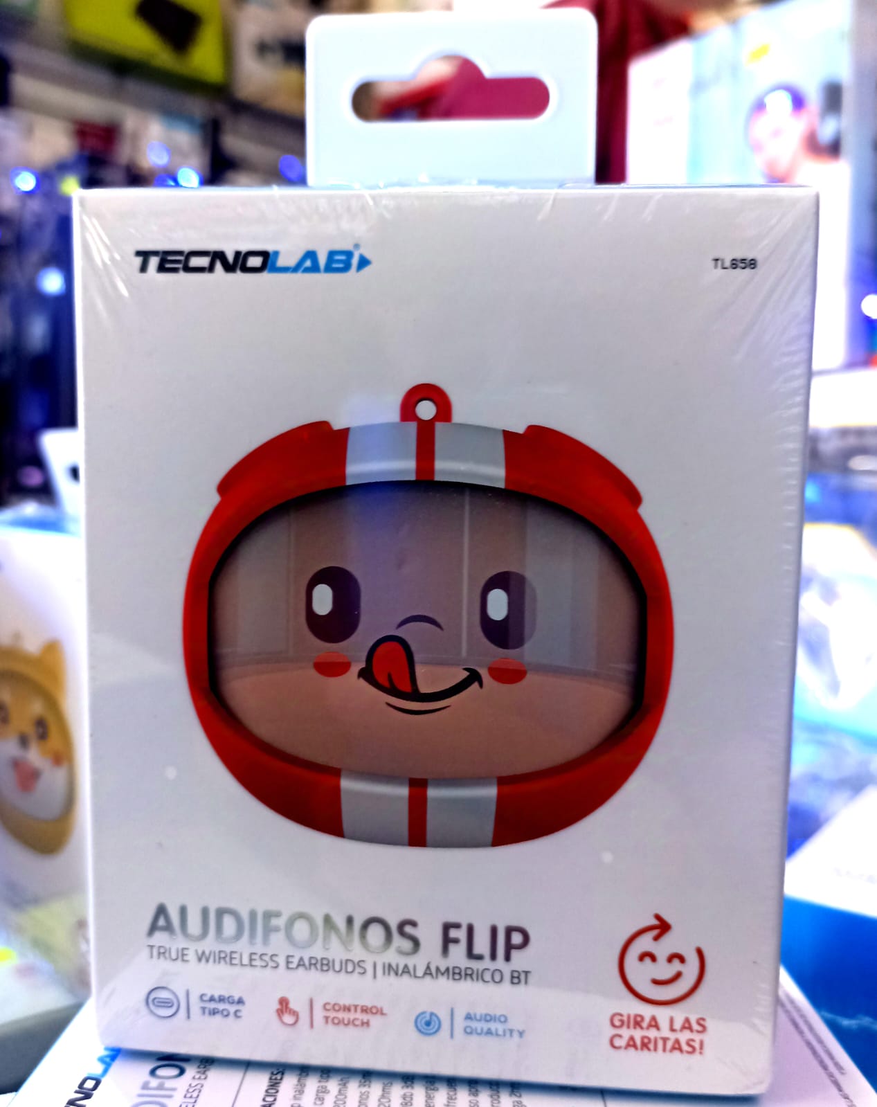 Audifono Bluetooth Flip Figuras Tecnolab