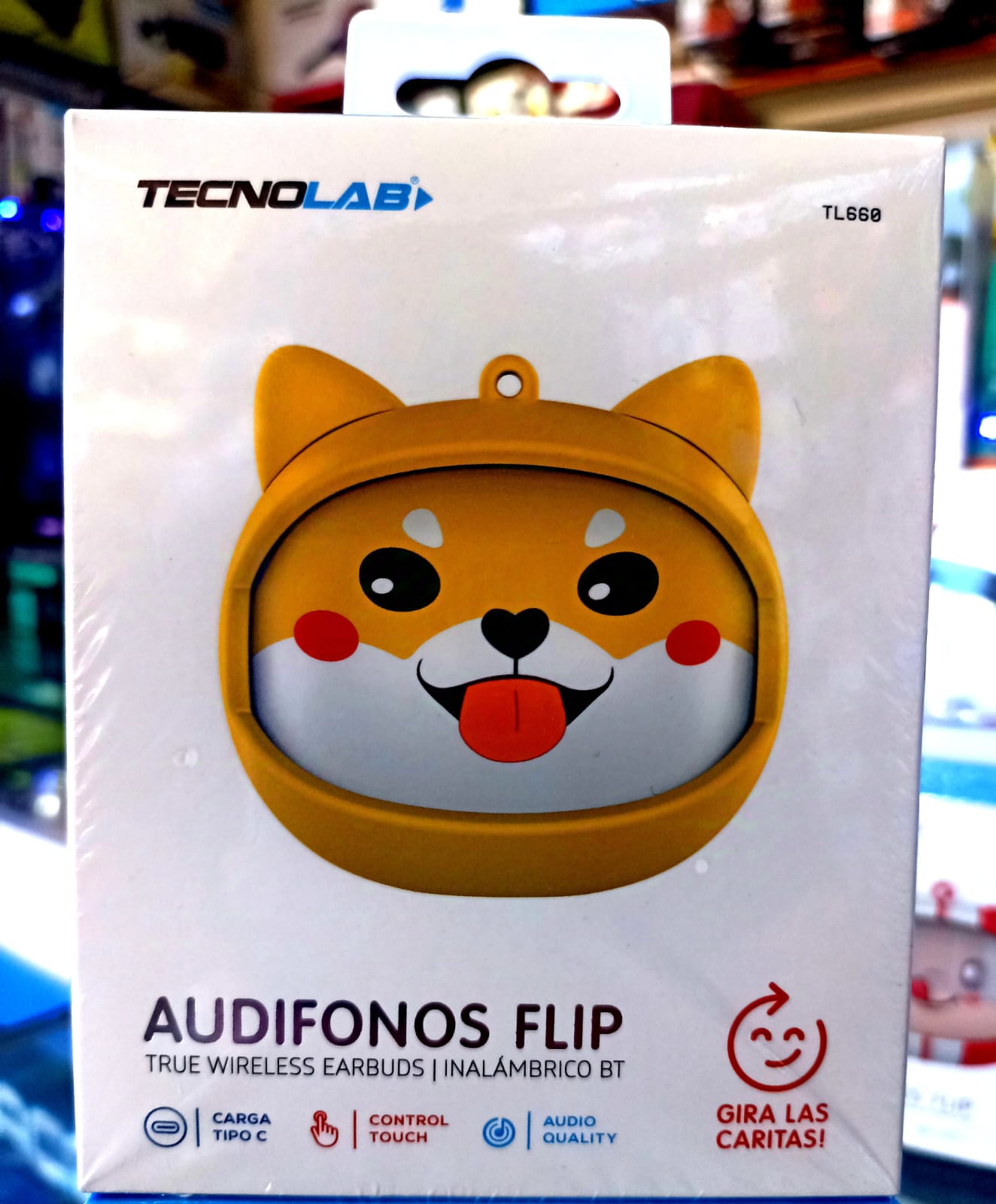 Audifono Bluetooth Flip Figuras Tecnolab