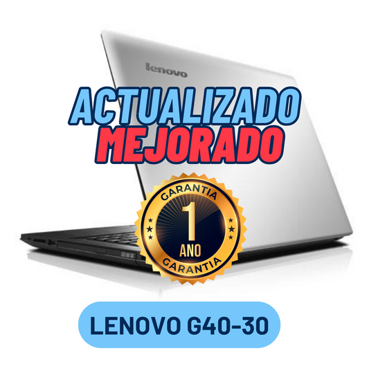 Notebook Lenovo G40-30 Usado Impecable, 14.6 Pulgadas 4GB Ram Disco SSD Solido.