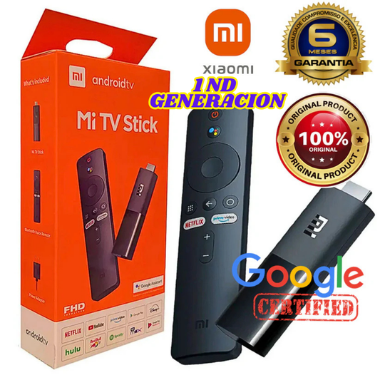 3-Xiaomi Mi TV Stick 1Ra Generación Con Certificación Por Google