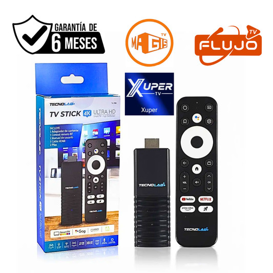 2-TV Stick Tecnolab Ultra HD 4K HDMI TL708PLUS Streaming