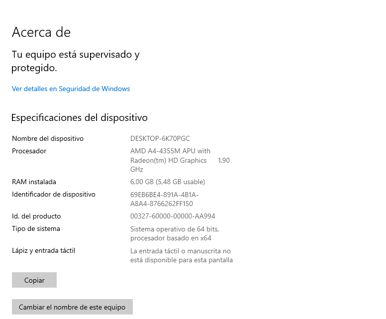 Notebook Samsung 5 NP535U3 portátil 33,8 cm (13.3") AMD A6 Ram 6GB, Disco SSD Solido