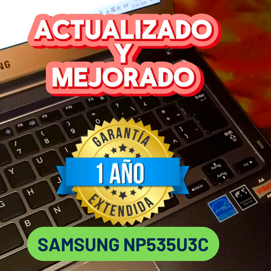 Notebook Samsung 5 NP535U3 portátil 33,8 cm (13.3") AMD A6 Ram 6GB, Disco SSD Solido