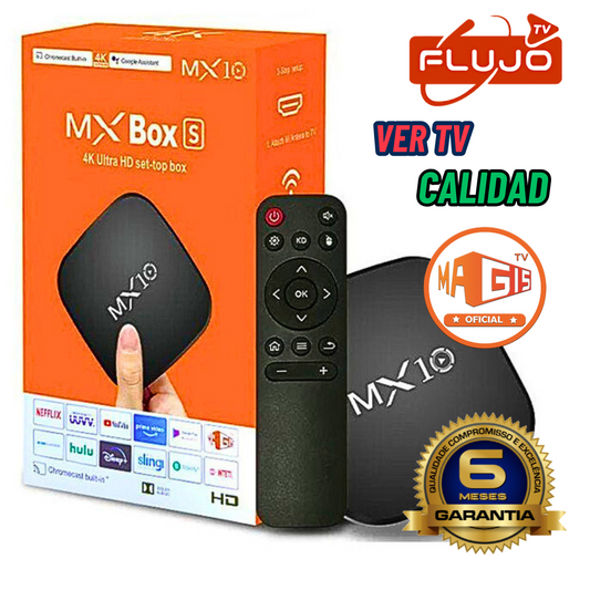1-TV BOX BX10 Android 14/8gb 4k Ultra Hd Alta Calidad