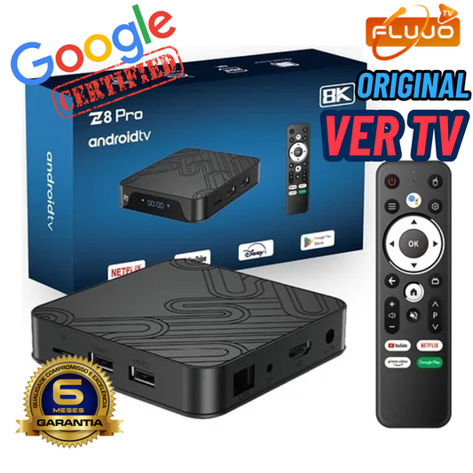 4-A Tv Box Android Tv 4 Gb Ram / Alta Definicion / Discado Voz Certificado