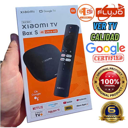 6-Xiaomi Tv Box S 3ra Generación 4K Ultra HD