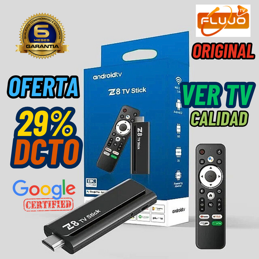 1-A Tv Box Android Tv Stick Control Por Voz de la marca Z8