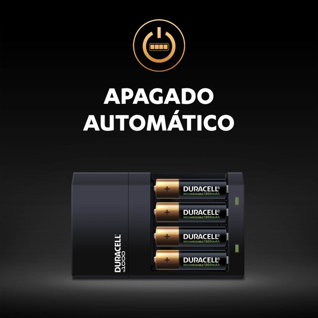 Cargador Pilas Recargables Duracell CEF-7 Aa Aaa C 4' Aa baterías