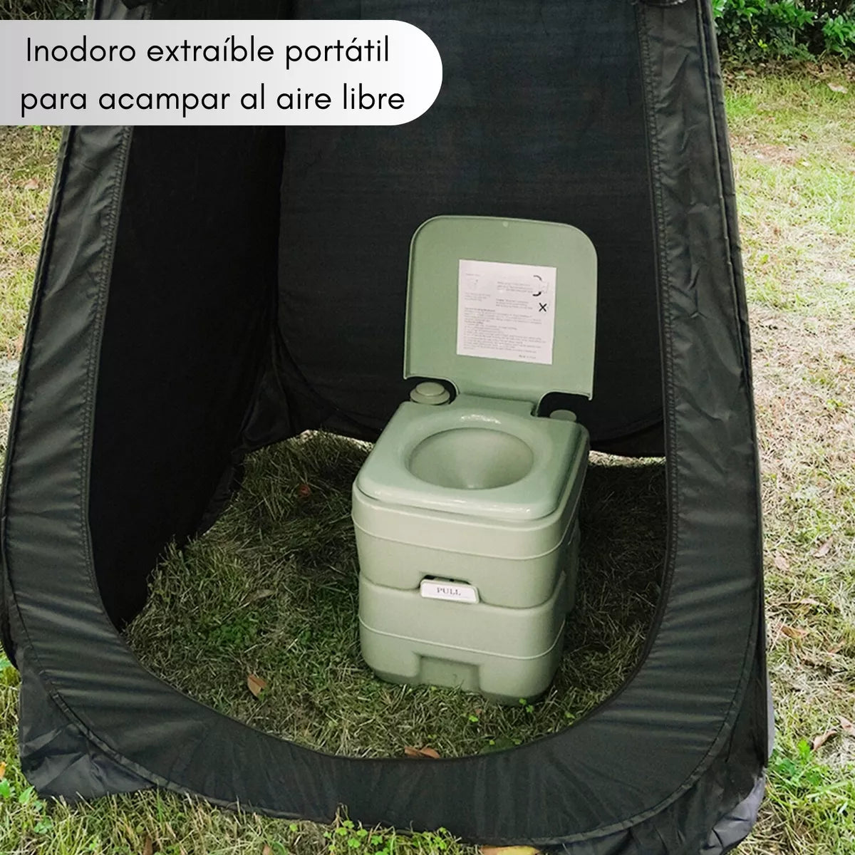 Bano Quimico Portatil 20 Litros Camping (Pago contra entrega, Envio Gratis)