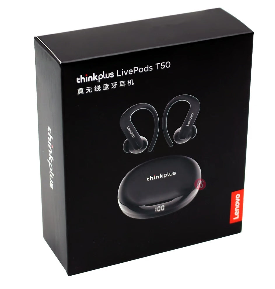 Audífonos In Ear Bluetooth Lenovo T50 Negro