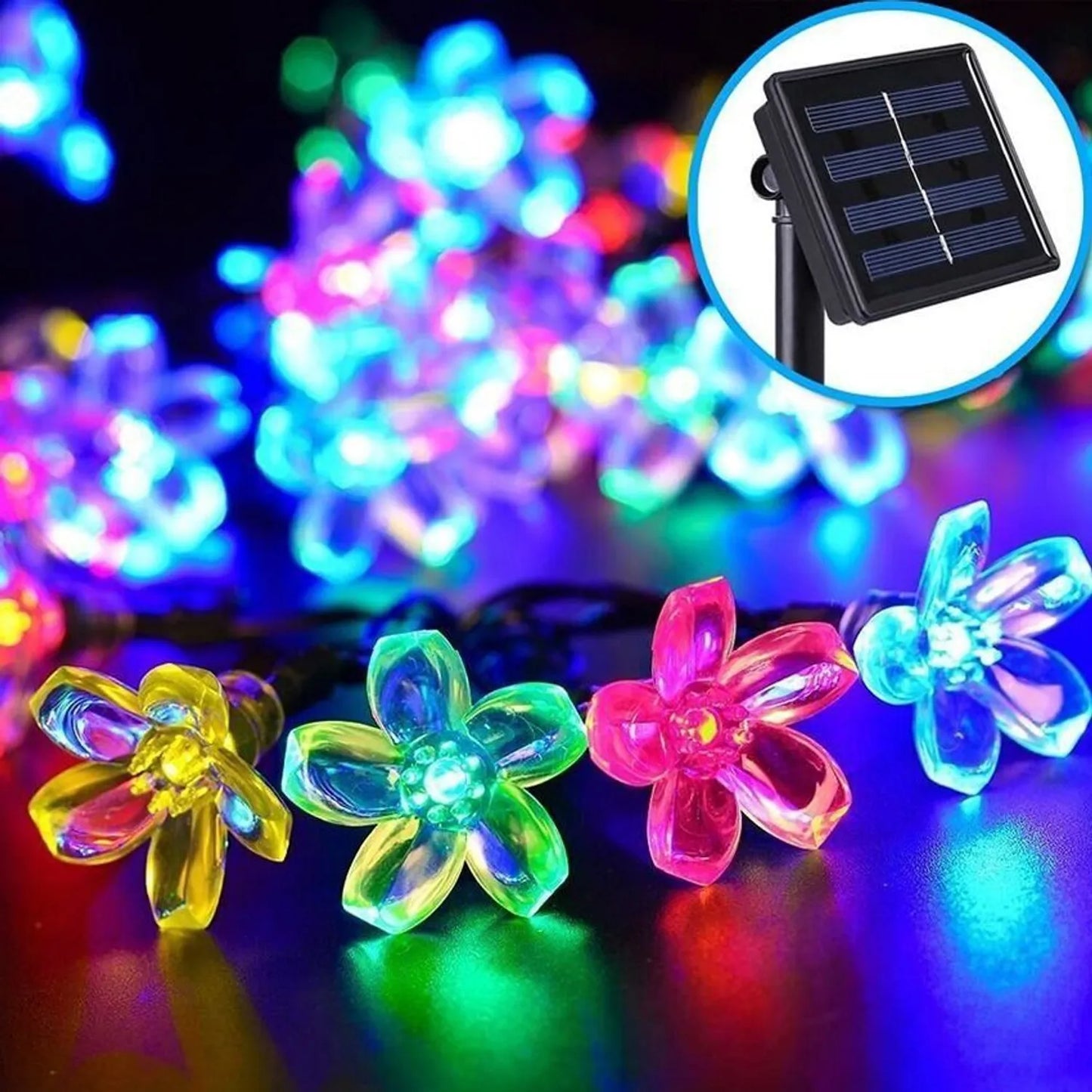 Luces Navidad Solar 5m 20led (Pago Contra Entrega, Envío Gratis)